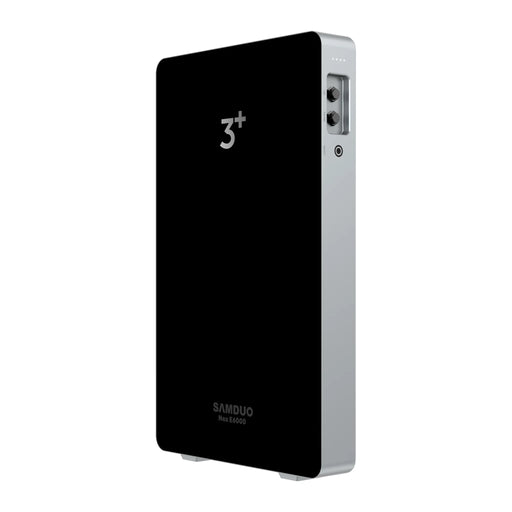 Vue de trois quarts de la batterie de stockage Samduo Nex E6000